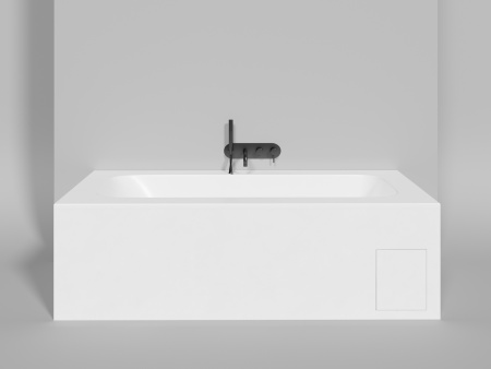 Ванна из искусственного камня Salini ORLANDA 102124M 190х100 встраиваемая прямоугольная с ножками